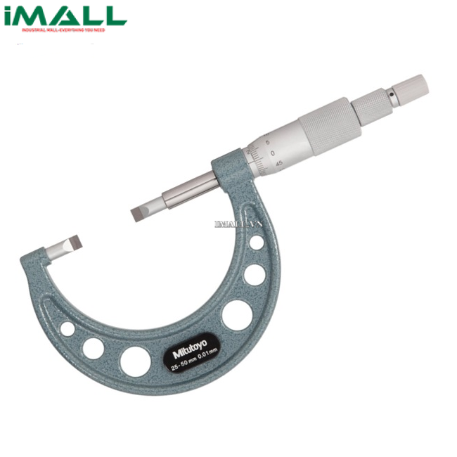 Panme đo ngoài đầu dẹt Mitutoyo 122-106 (125-150mm/ 0.01mm)