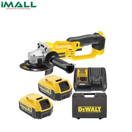 Máy mài dùng pin DeWALT DCG412M2-B1 (SET 4Ah) (18V)