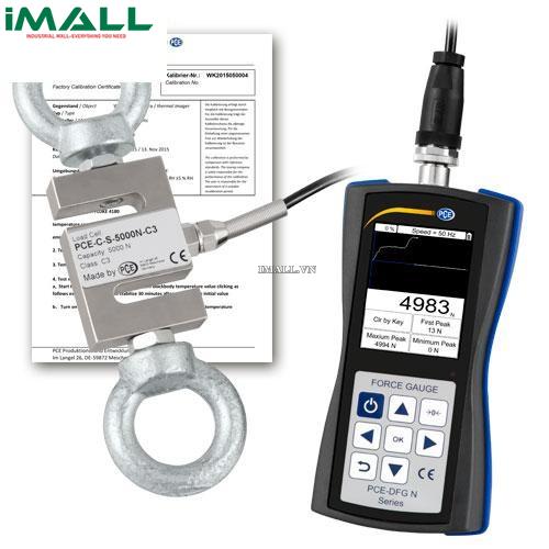 Máy đo lực ( 0~5.000 N; 1 N, kèm Certificate ISO) PCE DFG N 5K-ICA