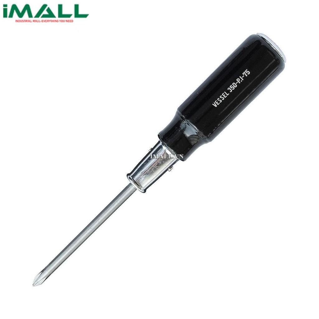 Tô vít 4 cạnh cán gỗ Vessel 350 (1x75mm)