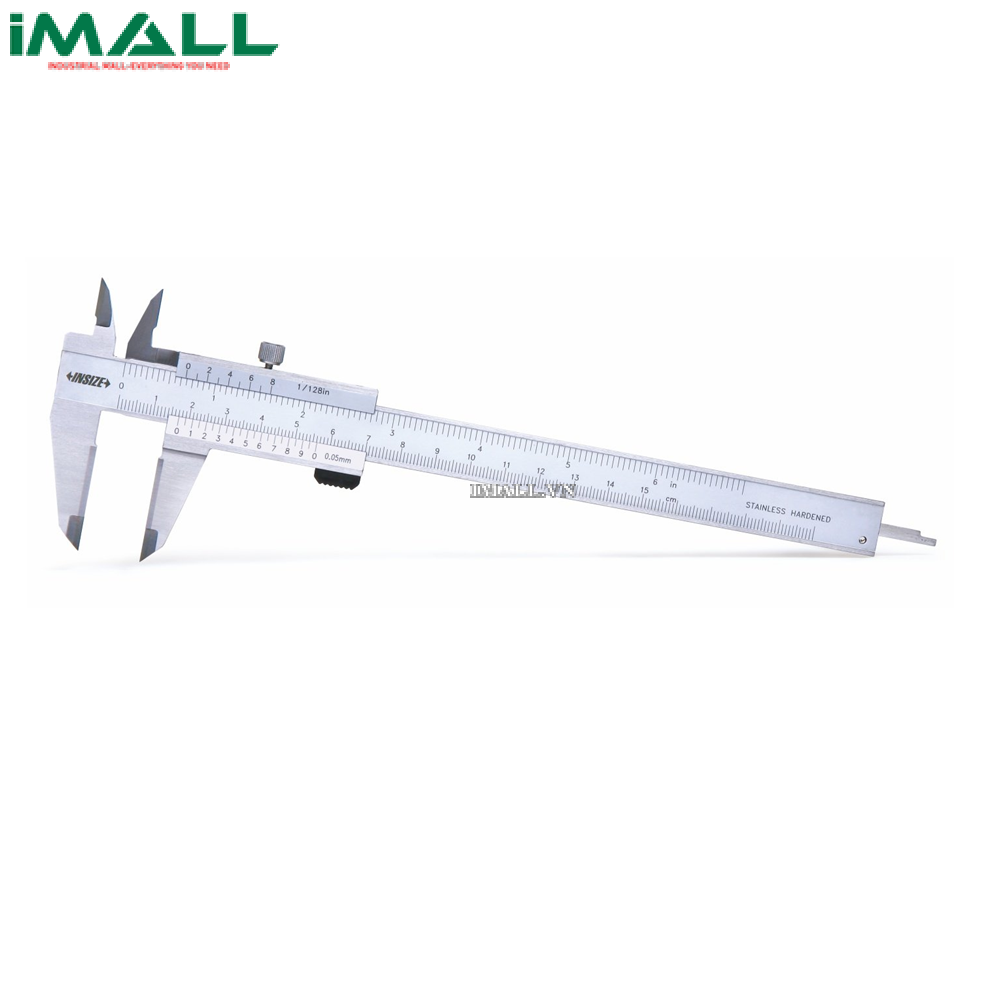 Thước cặp cơ khí (200mm; 0.02mm) INSIZE 1238-2002 (Mỏ bọc Carbide)