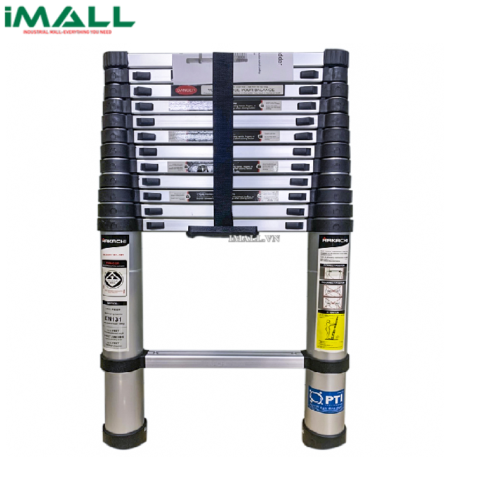 Thang nhôm rút gọn Hakachi HT-38S (3.8m)
