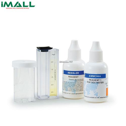 Bộ Dụng Cụ Đo Amoni Cho Nước Mặn HANNA HI3826 (25 lần đo)