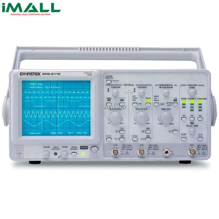Máy hiện sóng tương tự GW INSTEK GOS-6112 ( 100Mhz, 2CH)