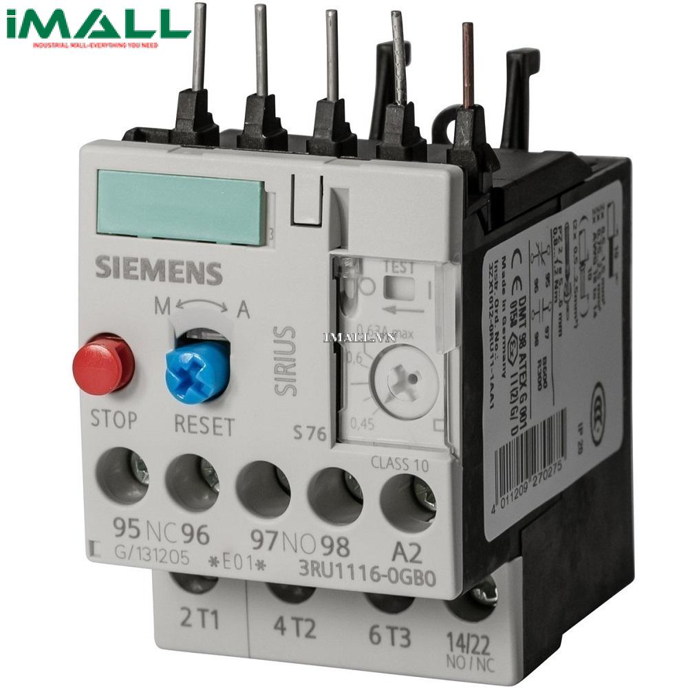 Rơle nhiệt Siemens 3RU11 36-4AB0 (11...16 A, S2, 1NO+1NC)