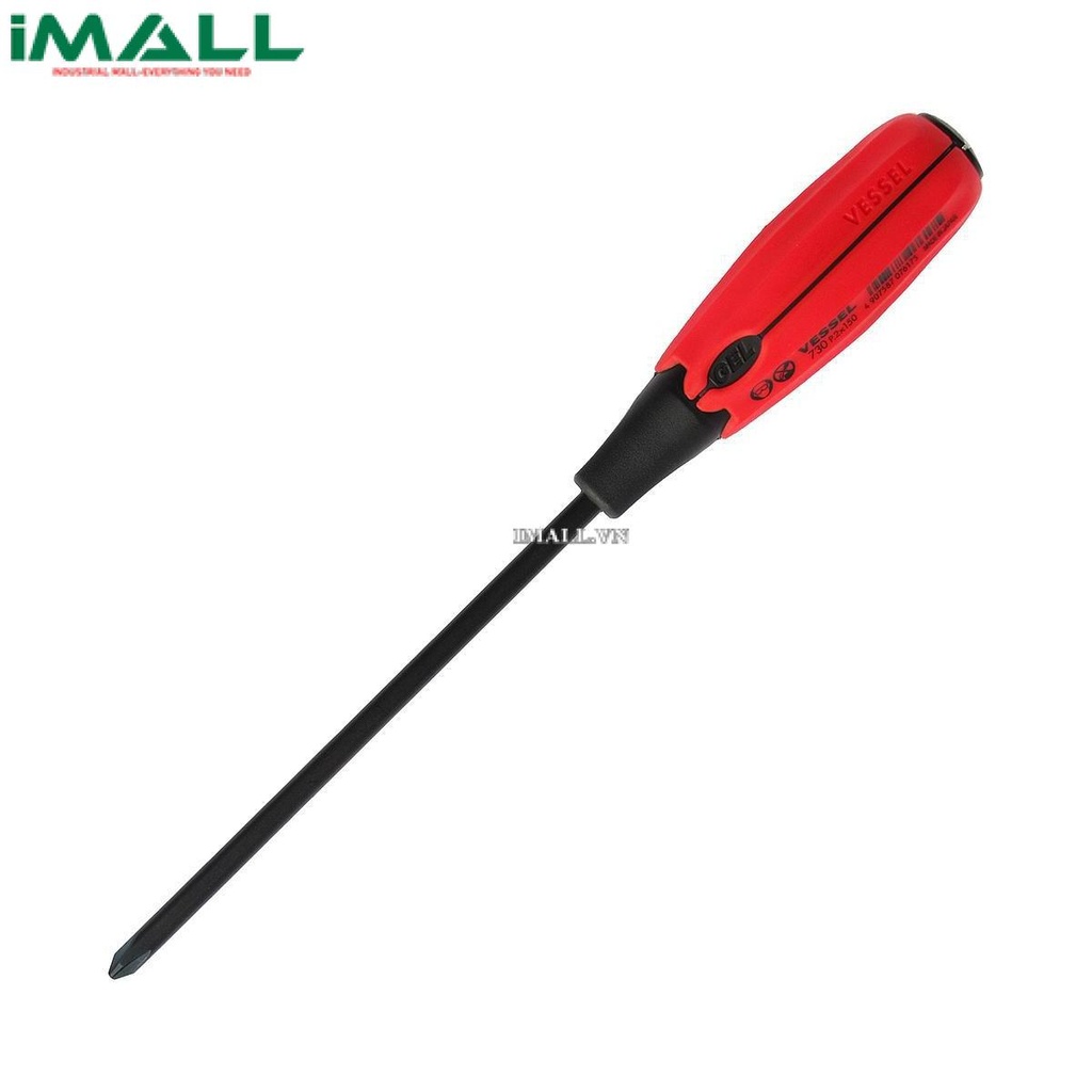 Tô vít 4 cạnh cán nhựa mềm Vessel 730 (No.2x150mm)