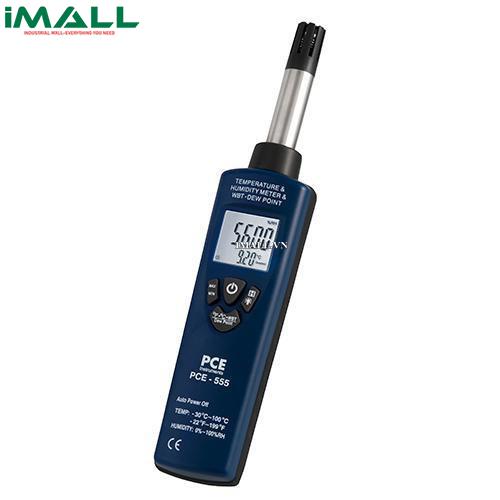 Máy đo nhiệt độ, độ ẩm PCE 555 (-30~ 100°C, 0~100% r.h)