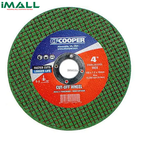 Đá cắt inox 105mm CFCooper SSI100