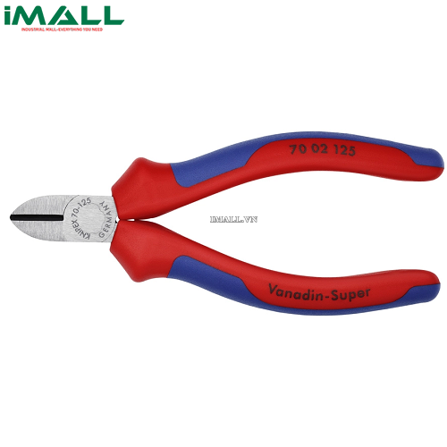 Kìm cắt mũi thon (dài 125mm, Cắt Thép Ø 2.3 mm) Knipex 70 02 125