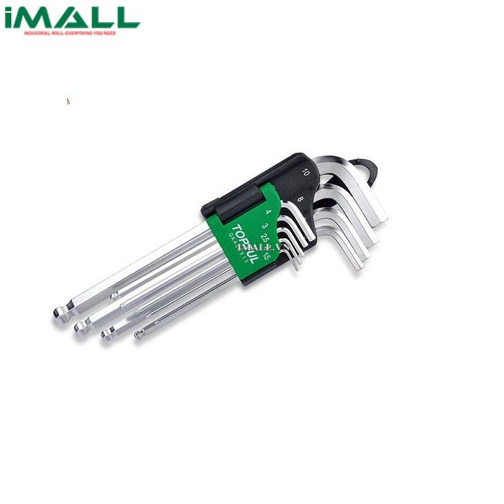 Bộ chìa lục giác đầu bi 9 món loại dài TOPTUL GAAL0916 (1.5~10 mm)