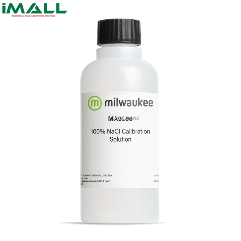Dung dịch chuẩn độ dẫn NaCl 100% Milwaukee MA9066 (Chai 230 ml)