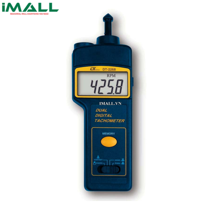 Máy đo tốc độ vòng quay (tiếp xúc/không tiếp xúc) LUTRON DT-2268 (0.5 ~100,000 RPM)