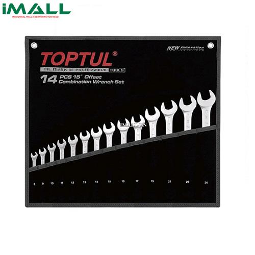 Bộ cờ lê vòng miệng mờ 14 món (AEB0606: 6~32mm) TOPTUL GPAB1406