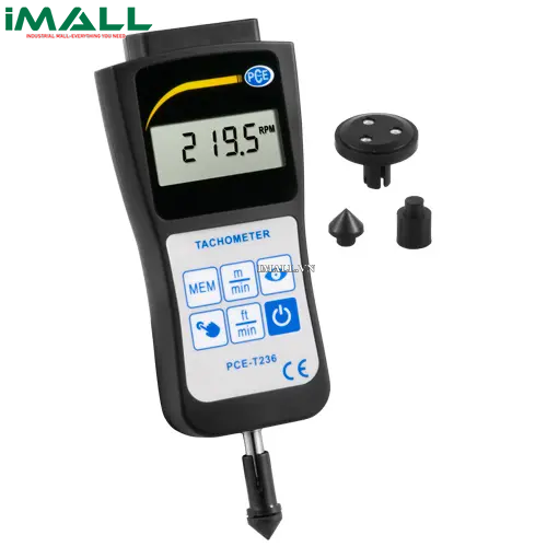 Máy đo tốc độ vòng quay (99,999 rpm, kèm Certificate ISO) PCE T236-ICA