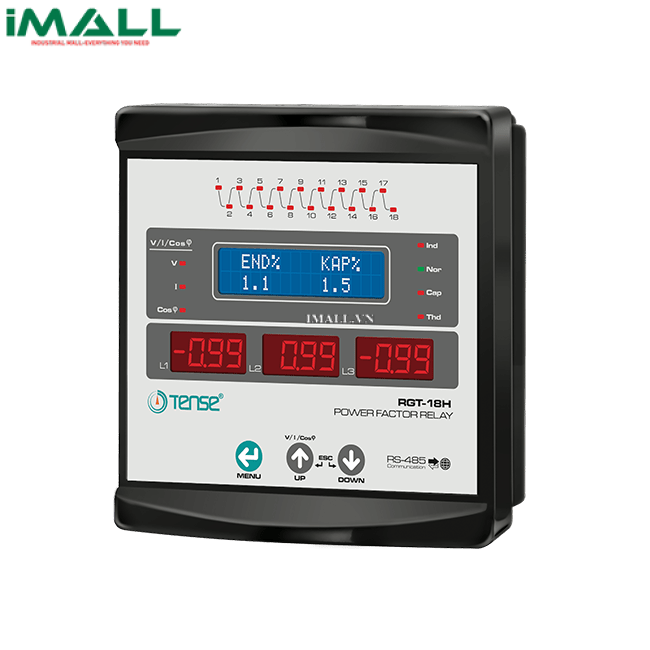 Bộ điều khiển công suất tụ bù tự động TENSE RGT-18 (18 cấp độ)