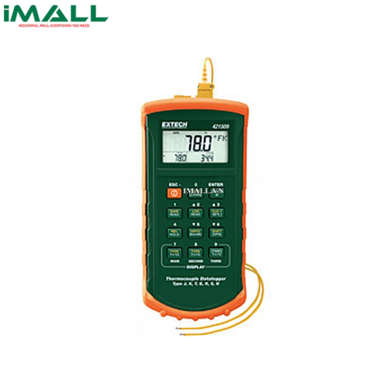 Máy đo nhiệt độ tiếp xúc 2 kênh Extech 421509