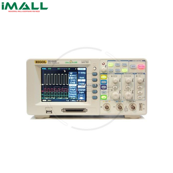 Máy hiện sóng số Rigol DS1102D (100MHZ ,có phân tích logic 16 kênh)