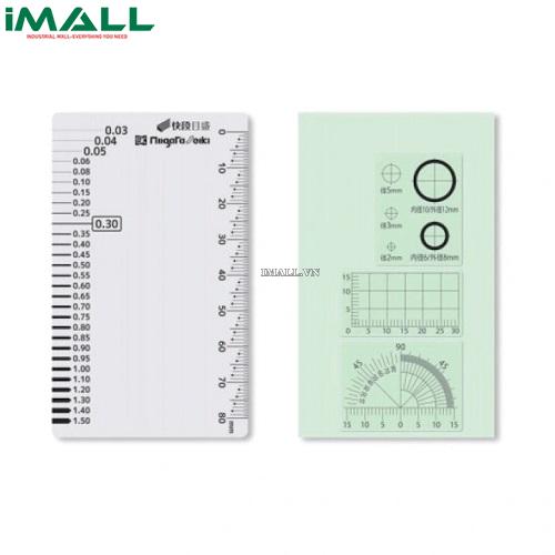 Thước đo vết nứt 0.03-1.5mm Chiều dài 0-80mm Niigata Seiki CM-CKD