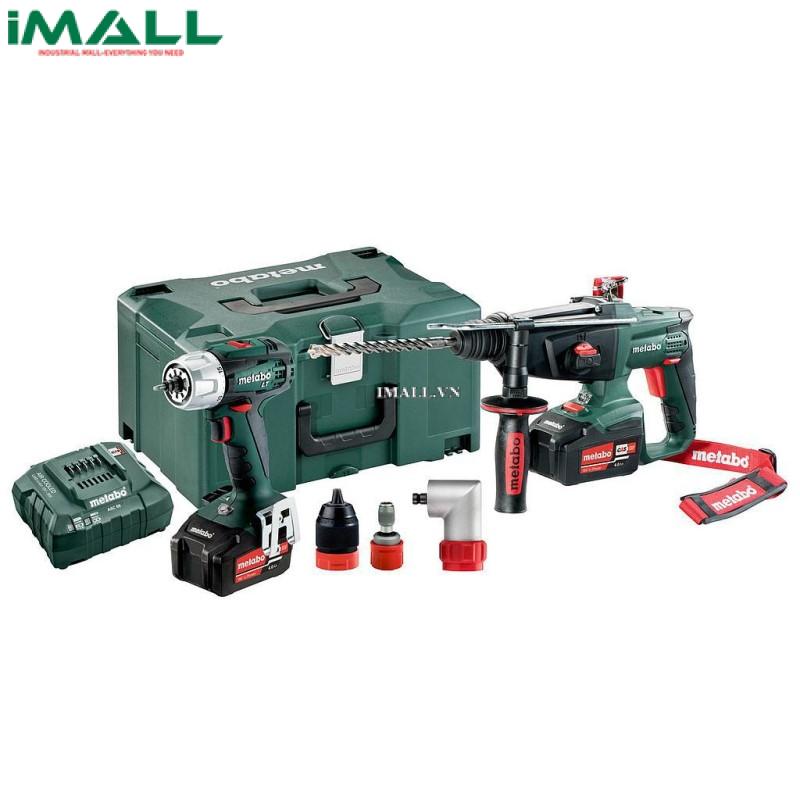 Bộ khoan bắt vít + búa khoan không dây METABO COMBO SET 2.3.3 18 V (BSLTQ+KHA) 685084000