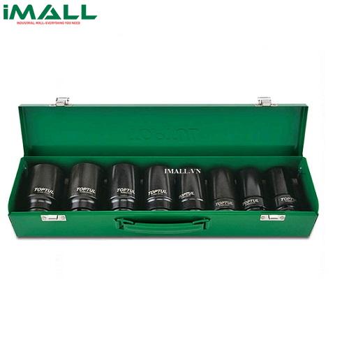 Bộ đầu tuýp lục giác dài đen 3/4 inch 8 món toptul GDAD0807