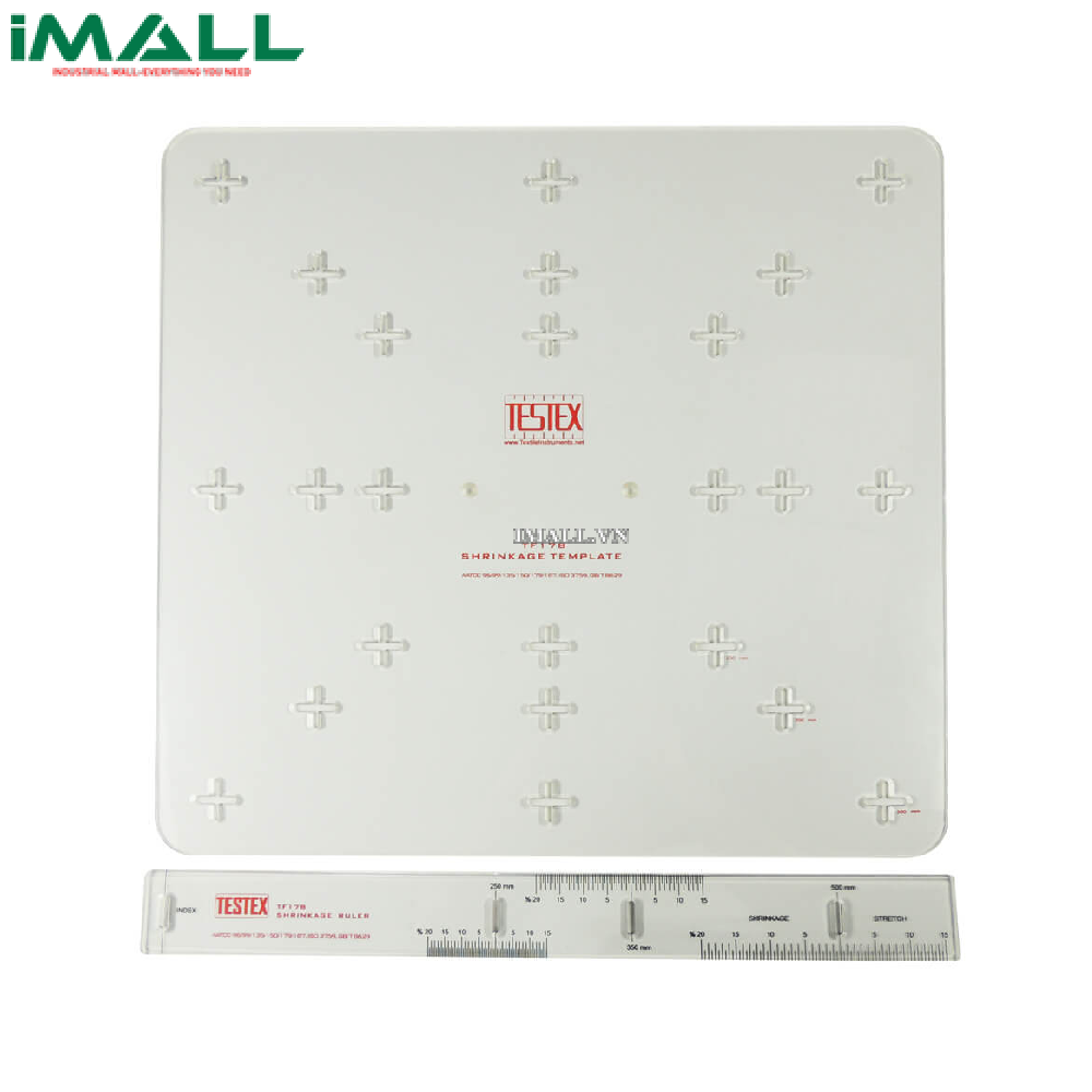 Bản mẫu và thước đo độ co Testex TF178