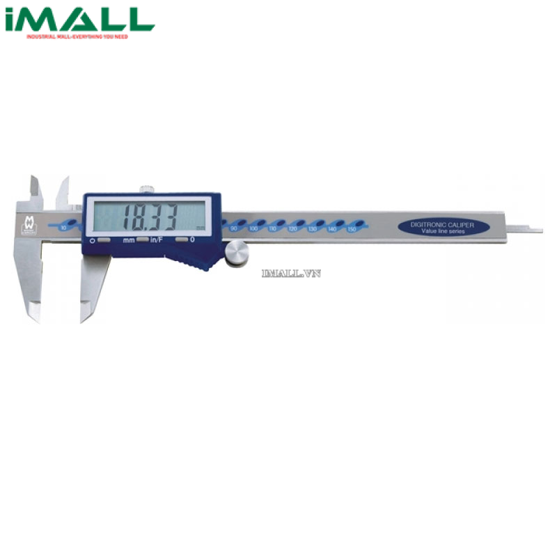 Thước cặp điện tử (màn hình lớn) MOORE & WRIGHT MW110-15DFC (0-150mm / 0.01mm)