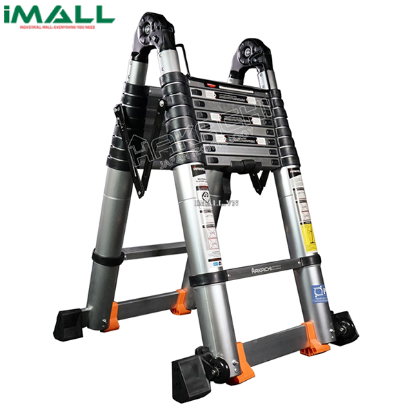 Thang nhôm rút chữ A Hakachi HM-18CP (5.6m)
