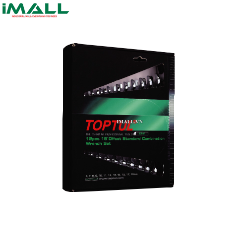 Bộ cờ lê vòng miệng bóng 12 món (AAAB: 6~19mm) TOPTUL GAAE1210
