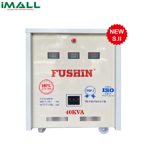 Biến áp 3P cách ly 380V/380V 45KVA-Dây Đồng Fushin S.IICC3P-45K(38/38)