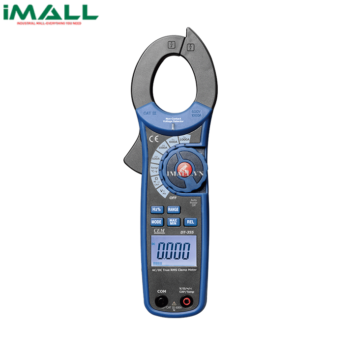 Ampe kìm AC/DC CEM DT-356W (AC/DC-1000A/600V, AC True RMS)