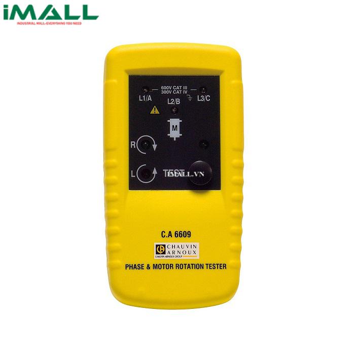 Máy kiểm tra xoay pha và chiều quay động cơ Chauvin Arnoux C.A 6609 (P01191305, cảm ứng)