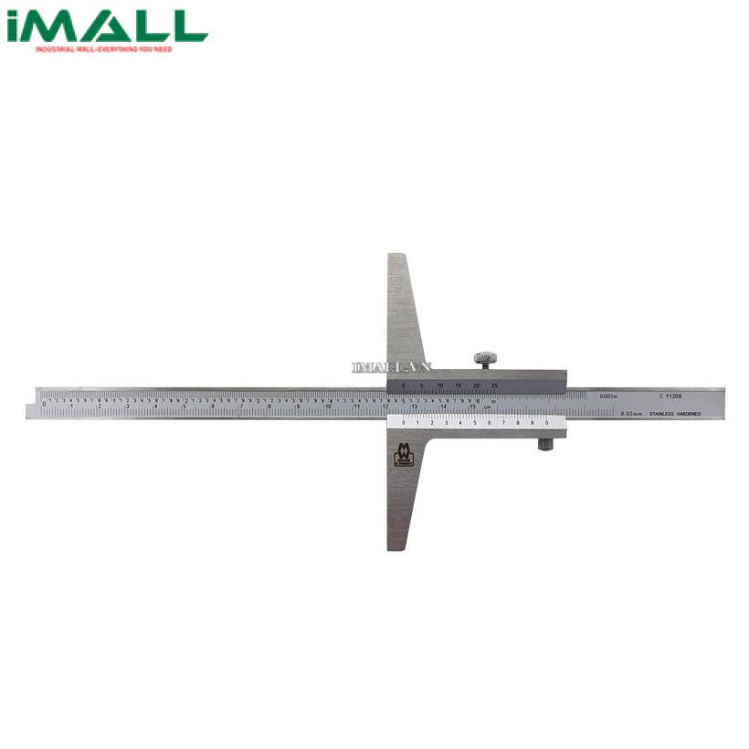 Thước đo sâu cơ khí Moore & Wright MW170-20B (0-200mm, 0.05mm)