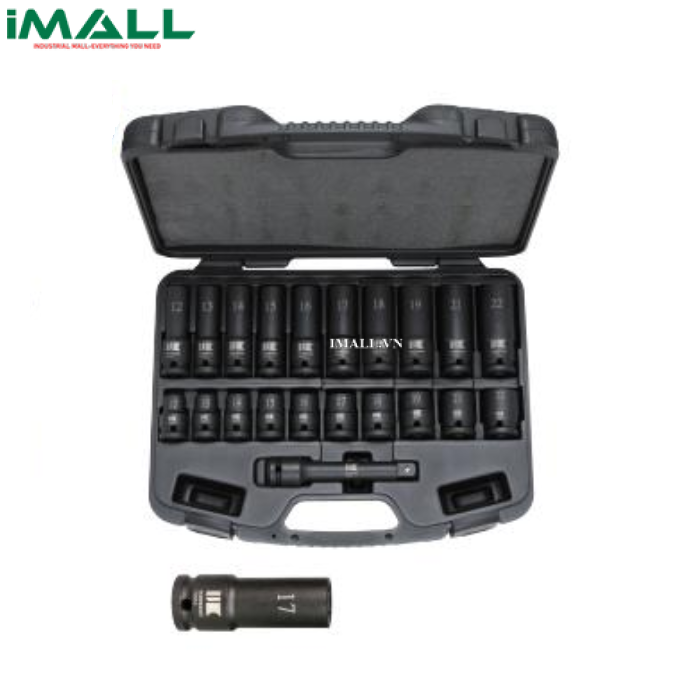 KAWASAKI KPT-IS422 Impact Socket Set (21PCS, 1/3")