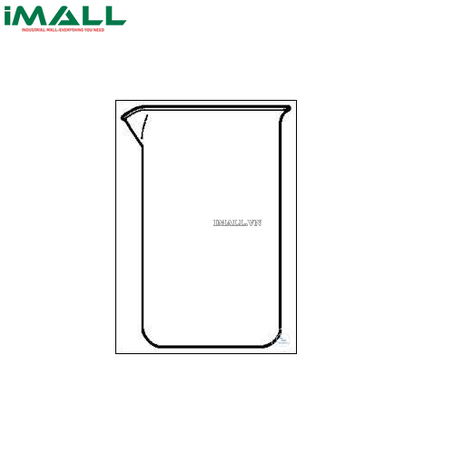 Cốc đong cao thành WITEG 8 601 600 (600ml)