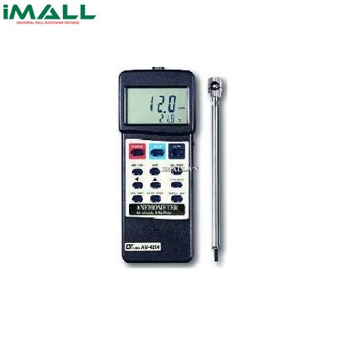 Máy đo tốc độ gió, lưu lượng gió, nhiệt độ Lutron AM4216 (12m/s, 999,900m3/min, 80°C)