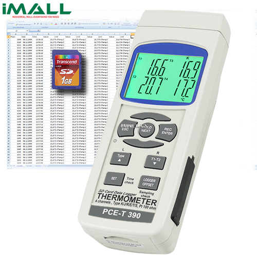 Máy đo nhiệt độ tiếp xúc PCE T390