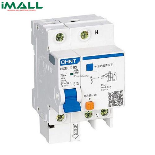 RCBO Chint NXBLE-63 63A 1P+N 30mA 6kA