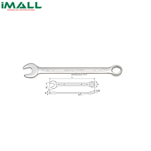 Cờ lê vòng miệng hệ inch Yato YT-4873 (7/16")