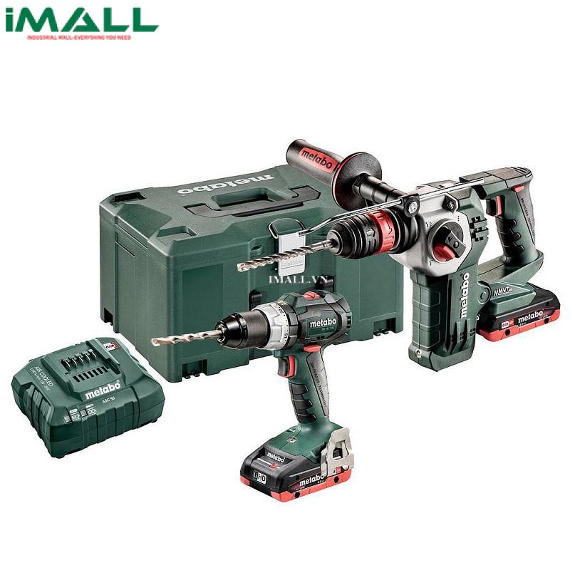 Bộ máy khoan + máy bắt vít không dây METABO COMBO SET 2.1.11 18 V BL LIHD (BSLTBL+SSD) 685123000