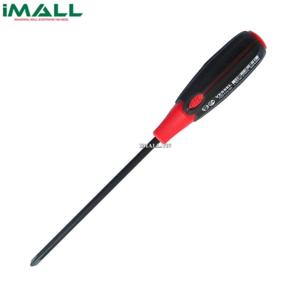 Tô vít 4 cạnh cán nhựa mềm Vessel 700 (No.2x150mm)