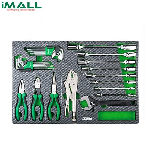 Bộ cờ lê tuýp lục giác và kìm 34 chi tiết (AAEJ: 6x7~ 30x32mm) Toptul GED3421