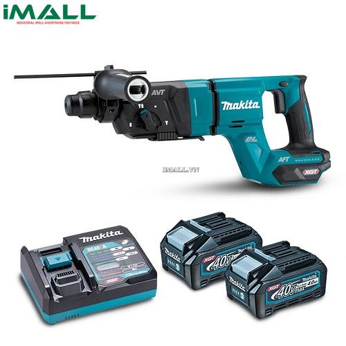 MÁY KHOAN ĐA NĂNG DÙNG PIN 40V MAKITA HR007GM201 (CHUÔI GÀI SDS-PLUS/28MM/BL)