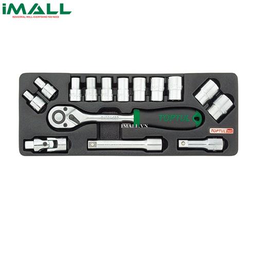 Bộ túyp bông 1/2" 15 chi tiết Toptul GCAT1504