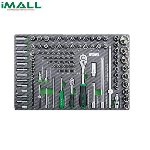 Bộ dụng cụ cần siết và đầu tuýp 111 chi tiết Toptul GEDB117