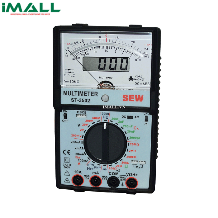 Đồng hồ vạn năng hiển thị số và kim SEW ST-3502