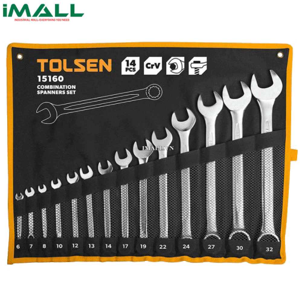 Bộ chìa khóa miệng - miệng Tolsen 15165 (6~32mm)