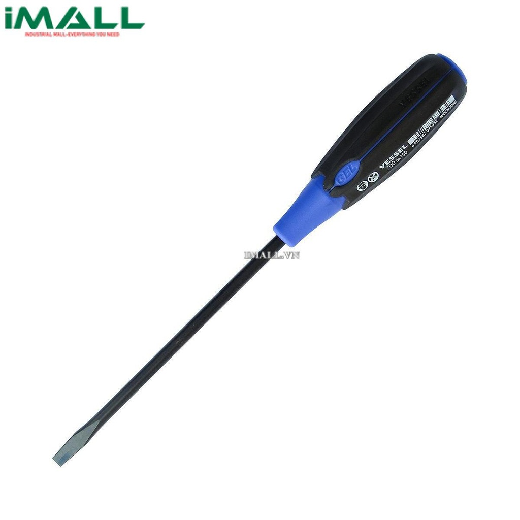Tô vít 2 cạnh cán nhựa mềm Vessel 700 (6x150mm)