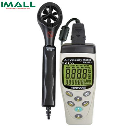 Máy đo tốc độ gió, lưu lượng, nhiệt độ, độ ẩm, áp suất TENMARS TM-404 (0.4~25m/s)