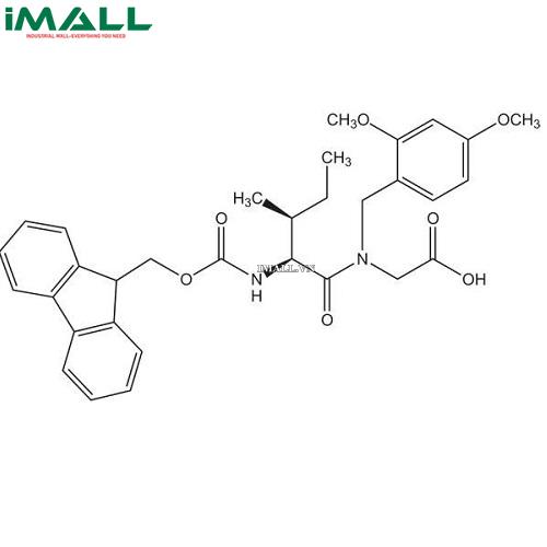 Hóa chất Fmoc-Ile-(Dmb)Gly-OH (C₃₂H₃₆N₂O₇; Chai thủy tinh 1 g) Merck 8521140001
