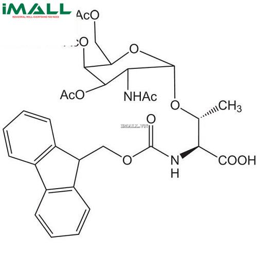 Hóa chất Fmoc-Thr(Ac₃AcNH-α-Gal)-OH (C₃₃H₃₈N₂O₁₃; Chai thủy tinh 100 mg) Merck 8522298100